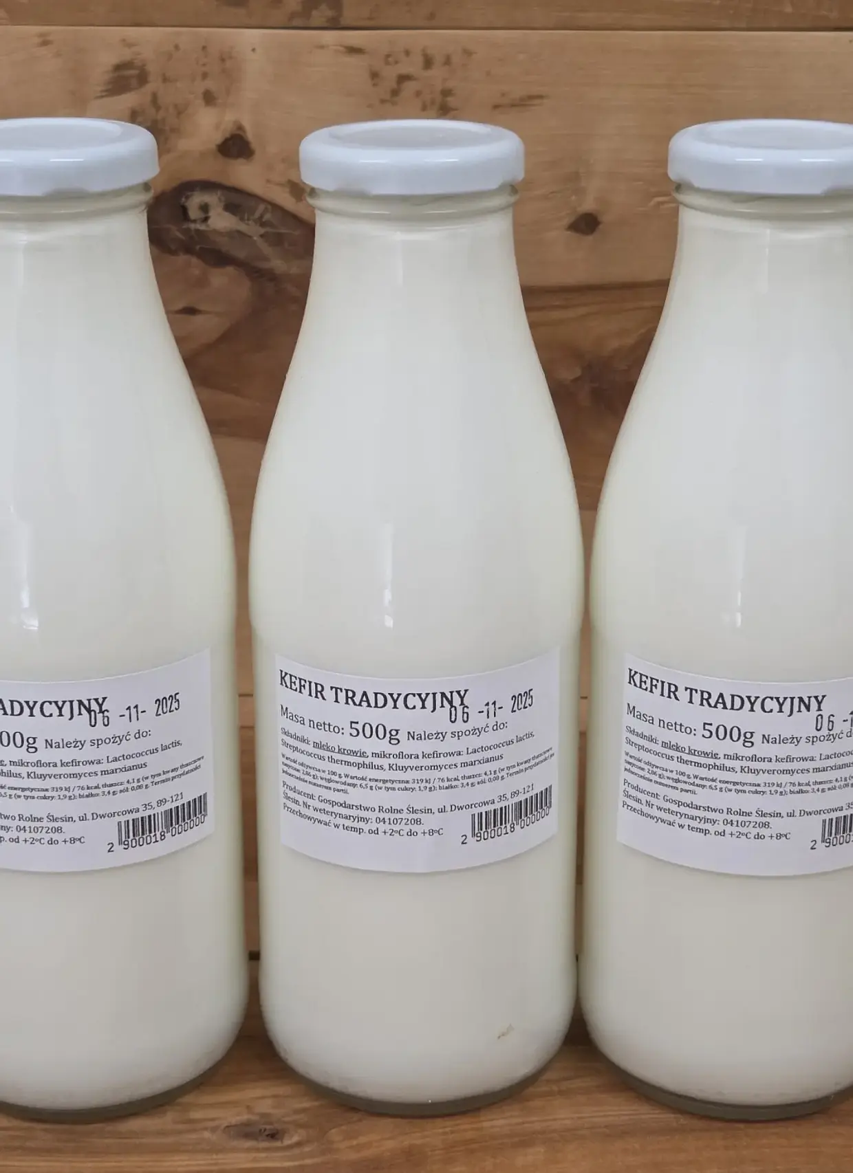 Kefir naturalny - mleczarnia w Ślesinie